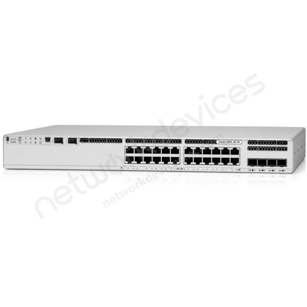 Switch Cisco Catalyst 9200L C9200L-24T-4G-E 24 puertos Gigabit de datos, uplinks 4 x 1G SFP 1 Switch Cisco Catalyst 9200L C9200L-24T-4G-E 24 puertos Gigabit de datos, uplinks 4 x 1G SFP vista 2