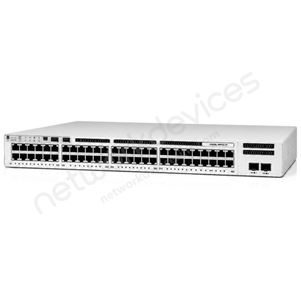Switch Cisco Catalyst 9200L C9200L-48PXG-2Y-E 48 puertos PoE+ (8 Multigigabit y 40 Gigabit), uplinks 2 x 25G SFP28 1 Switch Cisco Catalyst 9200L C9200L-48PXG-2Y-E 48 puertos PoE+ (8 Multigigabit y 40 Gigabit), uplinks 2 x 25G SFP28 vista 2