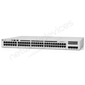 Switch Cisco Catalyst 9200L C9200L-48PXG-4X-E 48 puertos PoE+ (8 Multigigabit y 40 Gigabit), uplinks 4 x 10G SFP+ vista 2
