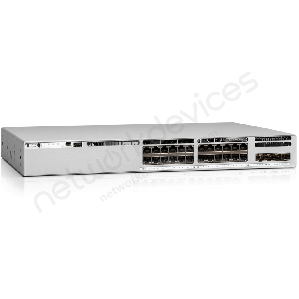 Switch Cisco Catalyst 9300L C9300L-24T-4G-E 24 puertos Gigabit de datos, uplinks 4 x 1G SFP