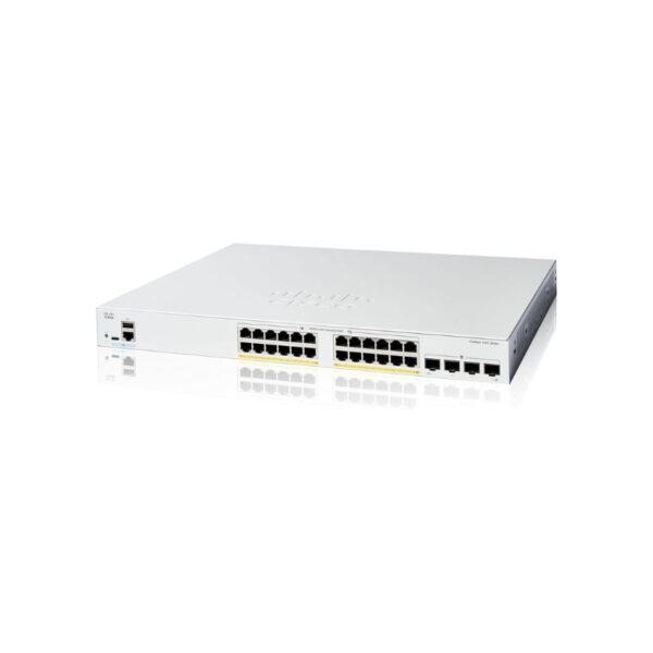 Switch Cisco Catalyst 1200 C1200-24T-4X 24 puertos Gigabit de datos, 4 SFP+ 10G Switch Cisco Catalyst 1200 C1200-24T-4X 24 puertos Gigabit de datos, 4 SFP+ 10G