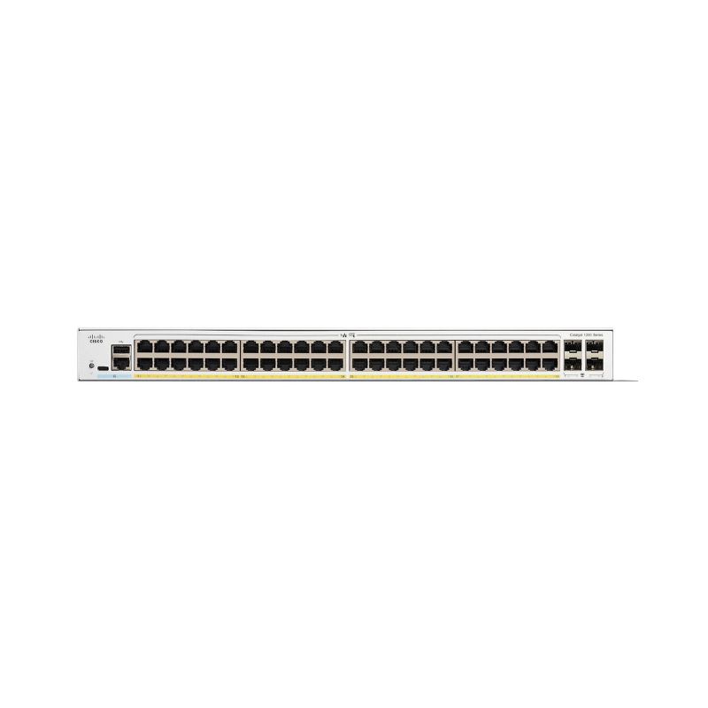 Switch Cisco Catalyst 1200 C1200-48T-4G 48 puertos Gigabit de datos, 4 SFP 1G