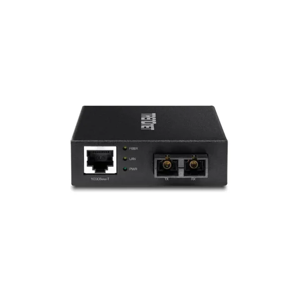 Convertidor de fibra óptica TRENDnet 1000Base-T a 1000Base-SX multimodo SC (550 m) | TFC-GMSC 1 Convertidor de fibra óptica TRENDnet 1000Base-T a 1000Base-SX multimodo SC (550 m) | TFC-GMSC – vista 2