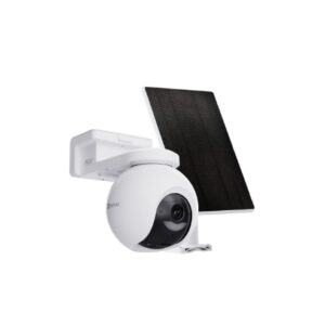 Ezviz CS-CB8-R200(4K)/SP Cámara IP PT 4K exterior con batería 10,400 mAh WiFi y panel solar