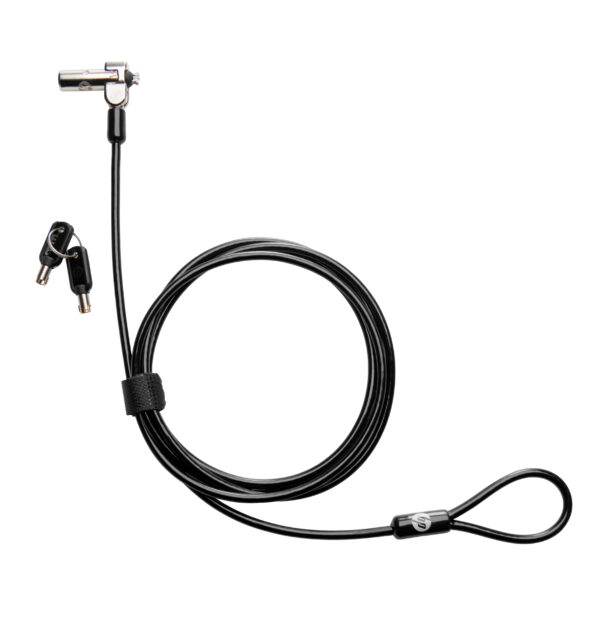 Candado de seguridad HP Nano Keyed Cable Lock para laptop 1AJ39AA Candado de seguridad HP Nano Keyed Cable Lock para laptop 1AJ39AA