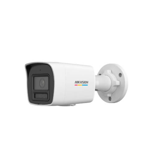 Hikvision DS-2CD1027G2H-LIU ColorVu tubo IP 2 MP Smart Hybrid Light 2.8 mm IP67 con IR y audio