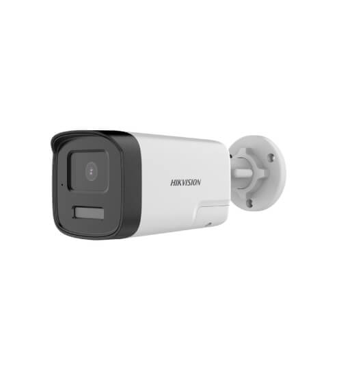 Hikvision DS-2CE17D0T-LXTS Tubo 2 MP Smart Hybrid Light IR 40 m 2.8 mm con audio 2 vías y sirena