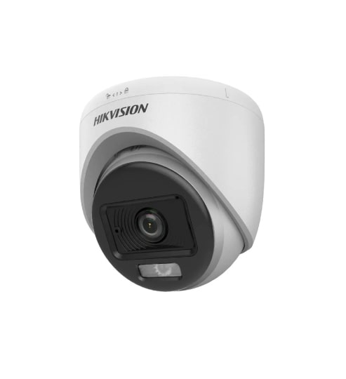 Hikvision DS-2CE70DF0T-LPFS Turret 2 MP ColorVu Smart Hybrid Light IR 20 m 2.8 mm con audio