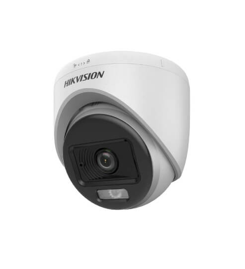 Hikvision DS-2CE70KF0T-LPFS Turret 5 MP ColorVu Smart Hybrid Light IR 20 m 2.8 mm con audio