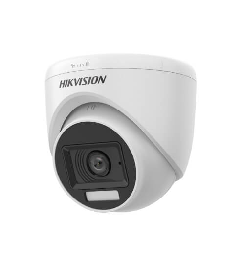 Hikvision DS-2CE76K0T-LPFS Turret 5 MP 3K Smart Hybrid Light IR 20 m 2.8 mm con audio