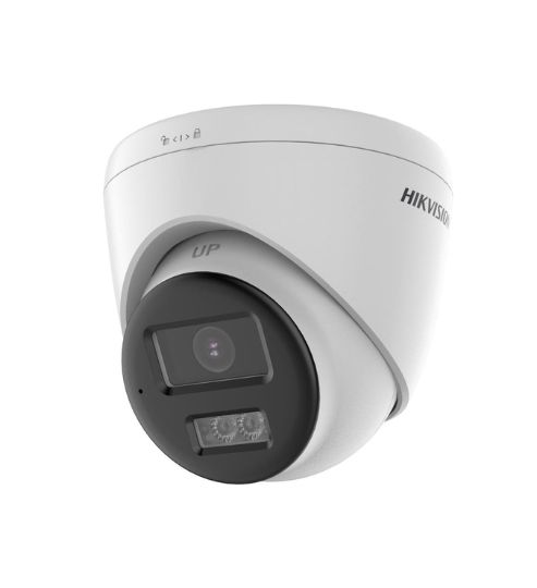 Hikvision DS-2CE78K0T-LXTS Turbo 8.0 turret fija 3K audio 2 vías y sirena IR 40 m 2.8 mm
