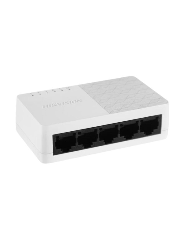 Hikvision DS-3E0105D-O Switch no administrable de 5 puertos / Fast Ethernet 10/100 Mbps