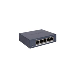 Hikvision DS-3E0505-O Switch Gigabit de 5 puertos 1000 Mbps metálico