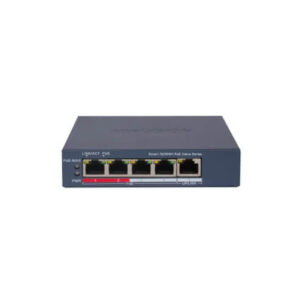 Hikvision DS-3E1105P-EI/M Switch Smart 4 puertos 10/100 Mbps PoE, 1 puerto uplink 10/100 Mbps