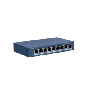Hikvision DS-3E1309P-EI/M Smart switch administrable 8 PoE Fast Ethernet + 1 uplink RJ45 Gigabit, bajo consumo