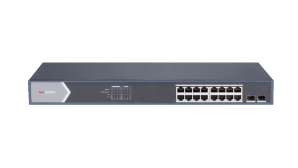 Hikvision DS-3E1518P-SI Smart switch administrable 16 PoE Gigabit + 2 uplink SFP (1G) Hikvision DS-3E1518P-SI Smart switch administrable 16 PoE Gigabit + 2 uplink SFP (1G)