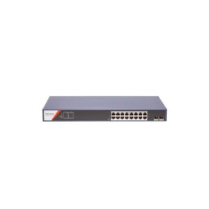 Hikvision DS-3E1518P-SI-16P2F Smart switch administrable 16 PoE Gigabit + 2 uplink SFP (1G)