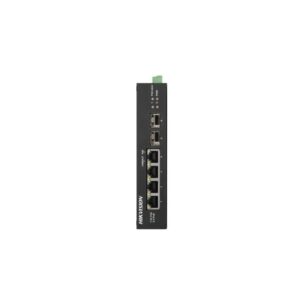 Hikvision DS-3T0506HP-E/HS Switch industrial 4 puertos PoE