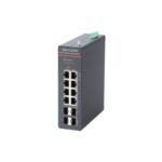 Hikvision DS-3T1512HP-SI-8P4F-KIT Kit switch industrial 240W Gigabit de 8 puertos PoE, 4 puertos SFP