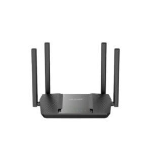 Hikvision DS-3WR12C-E Router WiFi 5 doble banda AC1200 10/100 Mbps, 1 puerto WAN y 3 puertos LAN