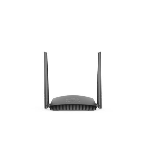 Hikvision DS-3WR3N Router WiFi 4 WISP banda 2.4 GHz, 300 Mbps, 4 puertos con 2 antenas de 5 dBi