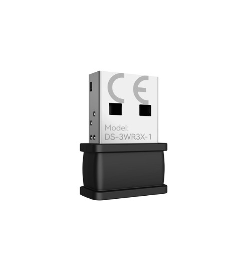 Hikvision DS-3WR3X-1 Adaptador USB nano WiFi 6, conectividad WiFi a DVR y NVR