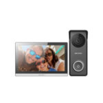 Hikvision DS-KIS313-P Kit videoportero híbrido (monitor + portero), 4 hilos, compatible con KIS213