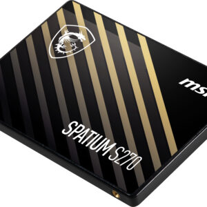 Disco SSD MSI Spatium S270 SATA 2.5 480GB 2.5" Serial ATA III 3D NAND SPATIUM-S270-SATA-2.5-480GB 2 Disco MSI S270 SPATIUM-S270-SATA-2.5-480GB - Disco SSD MSI Spatium S270 SATA 2.5 480GB 2.5" Serial ATA III 3D NAND SPATIUM-S270-SATA-2.5-480GB