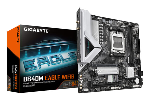 Placa madre GIGABYTE B840M EAGLE WIFI6 B840M-EAGLE-WIFI6 Placa madre Gigabyte B840M - Placa madre GIGABYTE B840M EAGLE WIFI6 B840M-EAGLE-WIFI6