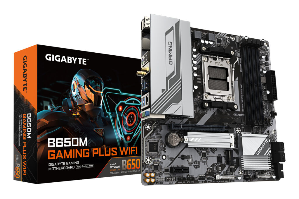 Motherboard Gigabyte B650M GAMING PLUS WIFI, Chipset AMD B650, Socket AMD AM5, mATX, B650M GAMING PLUS WF