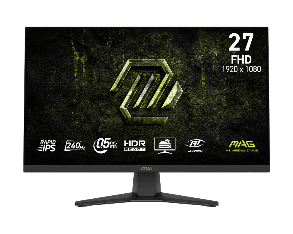 Monitor MSI MAG 272F X24 68,6 cm (27") 1920 x 1080 píxeles Full HD LCD Negro MAG-272F-X24