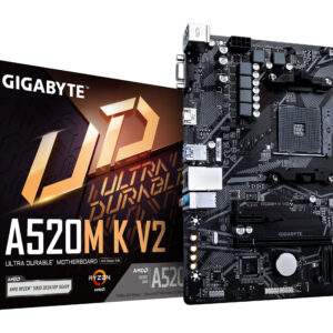 Motherboard Gigabyte A520M K V2 (rev. 1.0) Chipset AMD A520, Socket AM4, Micro ATX