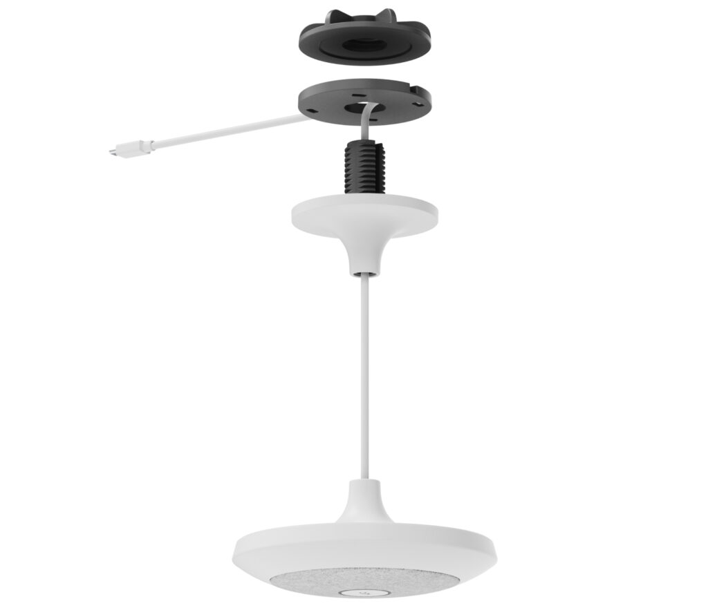 Soporte Colgante Logitech B2B para Base de Micrófono Off White 952-000123