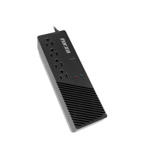 Estabilizador 4 tomas Forza FVR-1012 - Forza FVR-1012 Estabilizador 4 tomas 1000VA/500W 220V