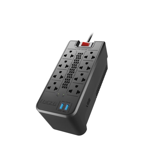 Forza FVR-1222USB Estabilizador 8 tomas 1200VA/600W con 2 USB 220V 1 Forza FVR-1222USB Estabilizador 8 tomas 1200VA/600W con 2 USB 220V - vista 2