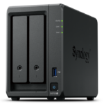NAS Synology DiskStation DS725+ - NAS Synology DiskStation DS725+ de 2 bahías, AMD Ryzen R1600, 4 GB DDR4 ECC, 1× 1GbE + 1× 2.5GbE, M.2 NVMe
