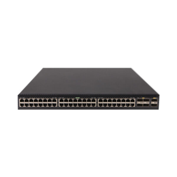Switch HPE FlexFabric 5710 48XGT 6QSFP+/2QSFP28 JL586A 48 puertos 10GBASE-T, uplinks 6 x 40G QSFP+ y 2 x 100G QSFP28 Switch HPE FlexFabric 5710 48XGT 6QSFP+/2QSFP28 JL586A 48 puertos 10GBASE-T, uplinks 6 x 40G QSFP+ y 2 x 100G QSFP28