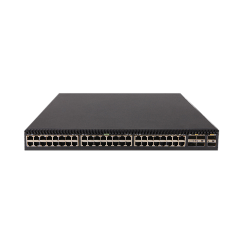 Switch HPE FlexFabric 5710 48XGT 6QSFP+/2QSFP28 JL586A 48 puertos 10GBASE-T, uplinks 6 x 40G QSFP+ y 2 x 100G QSFP28