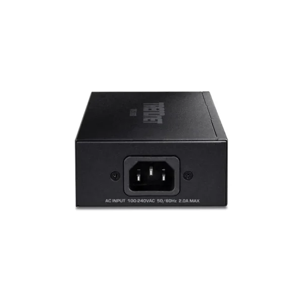 Inyector TRENDnet Gigabit PoE++ 10G de hasta 90W | TPE-319GI 2 Inyector TRENDnet Gigabit PoE++ 10G de hasta 90W | TPE-319GI – vista 3