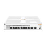 Switch Aruba Instant On 1930 8G Class4 PoE 2SFP JL681A 8 puertos Gigabit PoE+ (Class 4) 124 W, uplinks 2 x 1G SFP