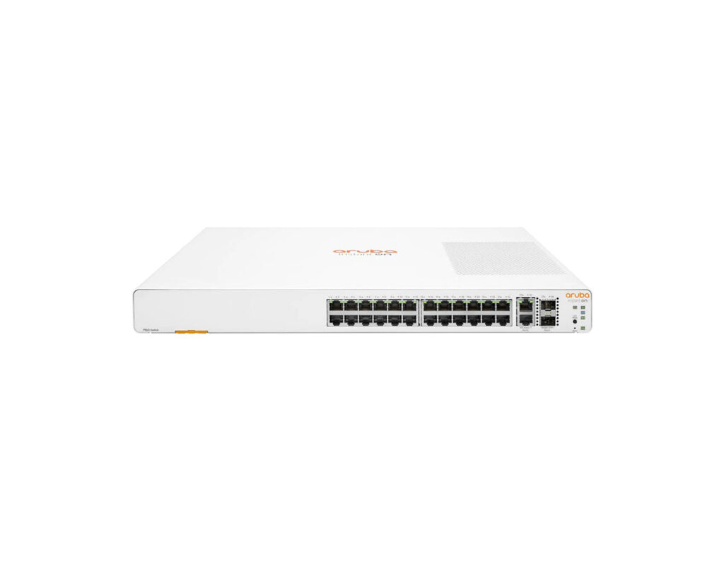 Switch Aruba Instant On 1960 24G 2XGT 2SFP+ JL806A 24 puertos Gigabit, uplinks 2 x 10GBASE-T y 2 x 10G SFP+