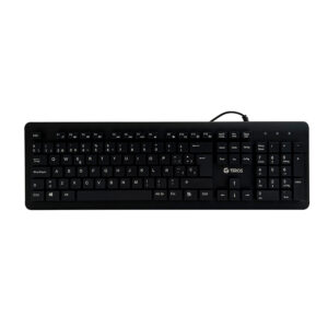 Teclado lavable TEROS TE-4065N, IPX7, USB, negro vista 2