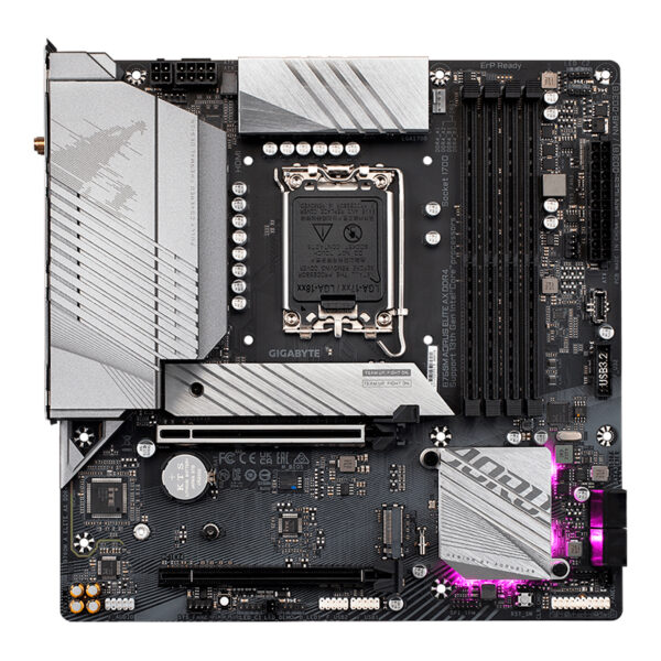 Placa madre Gigabyte B760M AORUS ELITE AX DDR4, chipset Intel B760, socket LGA1700, DDR4 Placa madre Gigabyte B760M - Placa madre Gigabyte B760M AORUS ELITE AX DDR4, chipset Intel B760, socket LGA1700, DDR4