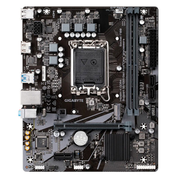 Placa madre Gigabyte H610M H610M K DDR4 - Placa madre Gigabyte H610M K DDR4, chipset Intel H610, socket LGA1700, DDR4, Micro-ATX