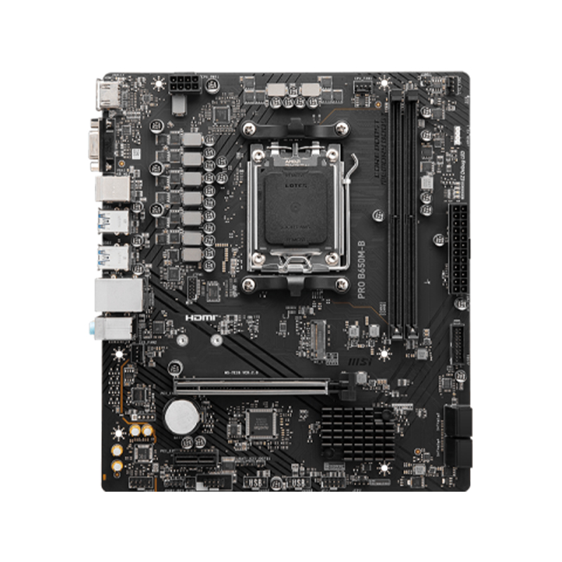 Placa madre MSI PRO B650M-B, chipset AMD B650, socket AM5, DDR5, Micro-ATX