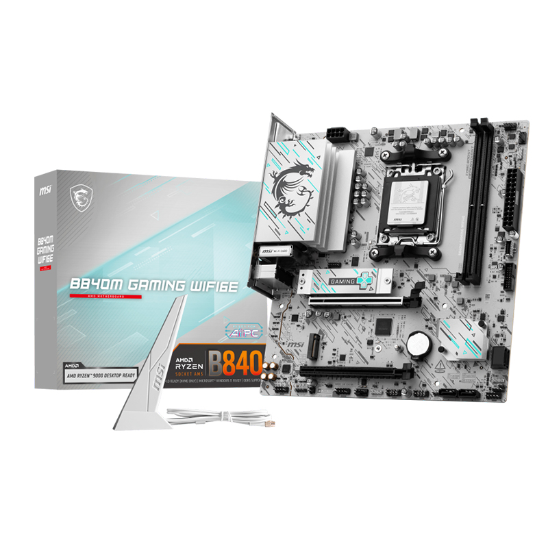 Placa madre MSI B840M GAMING WIFI6E, chipset AMD B840, socket AM5, DDR5, Micro-ATX