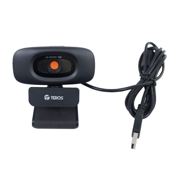Webcam TEROS TE-9073N, 4K, micrófono incorporado, USB 2.0 1 Webcam TEROS TE-9073N, 4K, micrófono incorporado, USB 2.0 vista 2