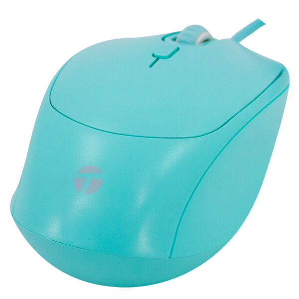 Mouse óptico TEROS TE-1227S, 800-1200-1600 DPI, USB, 4 botones, color verde 1 Mouse óptico TEROS TE-1227S, 800-1200-1600 DPI, USB, 4 botones, color verde vista 2