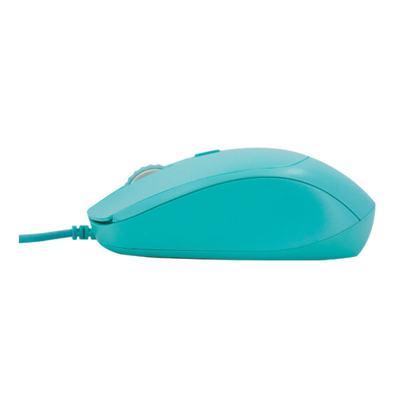 Mouse óptico TEROS TE-1227S, 800-1200-1600 DPI, USB, 4 botones, color verde 2 Mouse óptico TEROS TE-1227S, 800-1200-1600 DPI, USB, 4 botones, color verde vista 3