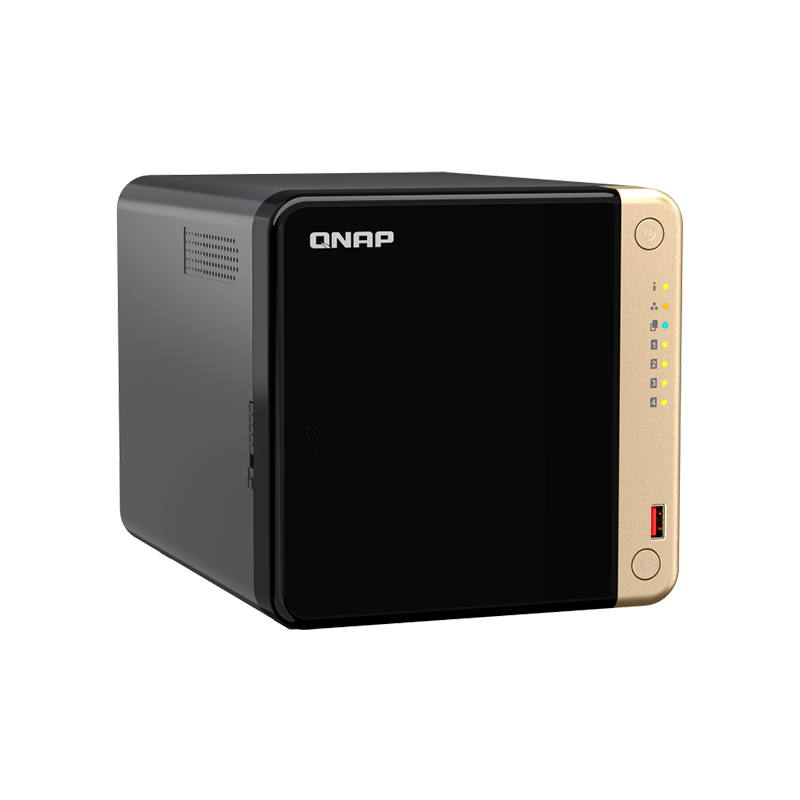 Servidor NAS QNAP TS-464-8G, Celeron N5095 4C/2.9GHz, 8GB DDR4 / Bahias: 4 x 3.5" SATA TS-464-8G-US